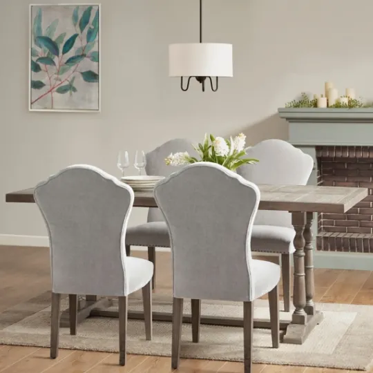 Kirkland's Home Martha Stewart Tiffany Pedestal Dining Table- Dining Tables