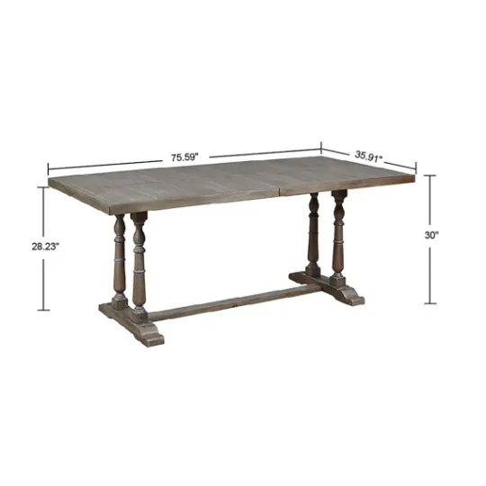 Kirkland's Home Martha Stewart Tiffany Pedestal Dining Table- Dining Tables