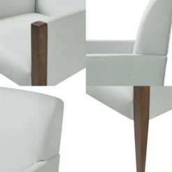 Kirkland's Home Martha Stewart Wood Trim Accent Chair- Accent Chairs
