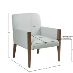 Kirkland's Home Martha Stewart Wood Trim Accent Chair- Accent Chairs