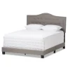 Kirkland's Home Mary Light Button Tufted Full Bed Frame- Beds & Headboards