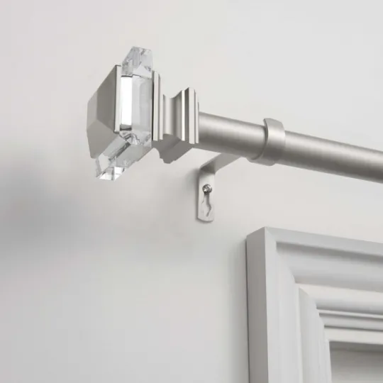 Kirkland's Home Matte Adjustable Prism Curtain Rod, 72 In.- Curtain Rods & Hardware