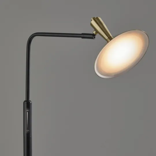 Kirkland's Home Matte Black Adjustable Light And Color Floor Lamp- Floor Lamps