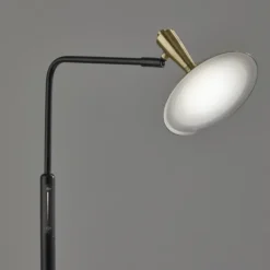 Kirkland's Home Matte Black Adjustable Light And Color Floor Lamp- Floor Lamps