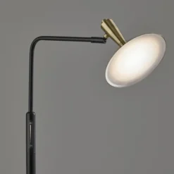 Kirkland's Home Matte Black Adjustable Light And Color Floor Lamp- Floor Lamps