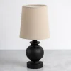 Kirkland's Home Matte Black Baluster Mini Table Lamp- Table Lamps