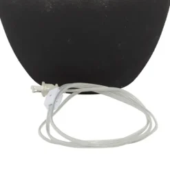 Kirkland's Home Matte Black Ombre Textured Table Lamp, 23 In.- Table Lamps