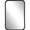 Kirkland's Home Matte Black Rectangular Wall Mirror- Decorative Mirrors