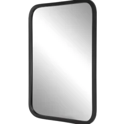 Kirkland's Home Matte Black Rectangular Wall Mirror- Decorative Mirrors