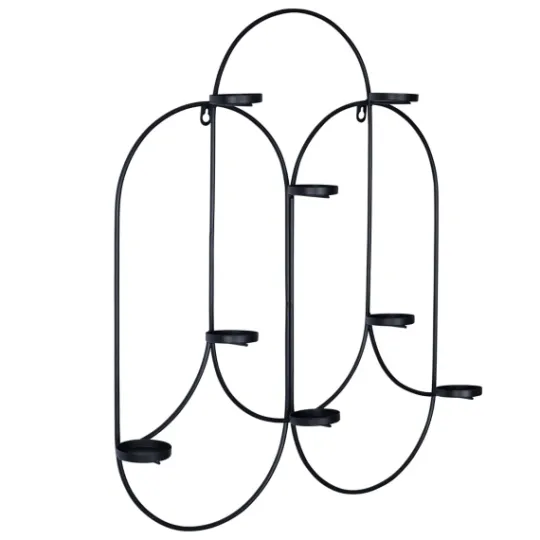 Kirkland's Home Matte Black Tealight Wall Sconce- Sconces