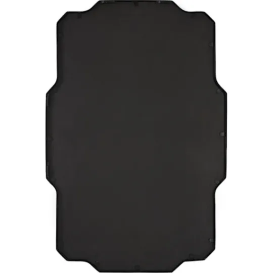 Kirkland's Home Matte Black Thin Linear Iron Frame Wall Mirror- Decorative Mirrors