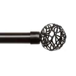 Kirkland's Home Matte Bronze Catherine Curtain Rod, 120 In.- Curtain Rods & Hardware
