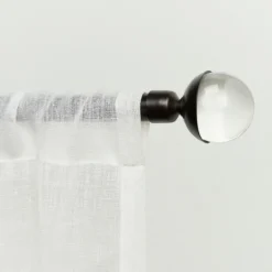 Kirkland's Home Matte Bronze Eleanor Curtain Rod Set, 72 In.- Curtain Rods & Hardware