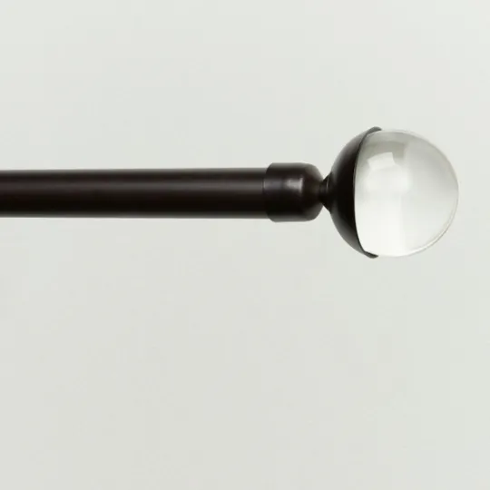 Kirkland's Home Matte Bronze Eleanor Curtain Rod Set, 120 In.- Curtain Rods & Hardware