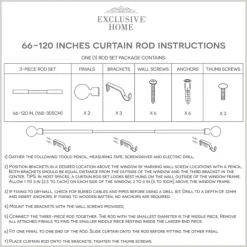 Kirkland's Home Matte Bronze Eleanor Curtain Rod Set, 120 In.- Curtain Rods & Hardware