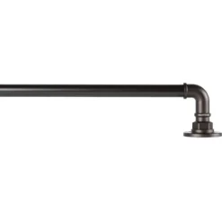 Kirkland's Home Matte Bronze Hyde Wrap Around Curtain Rod, 120 In.- Curtain Rods & Hardware
