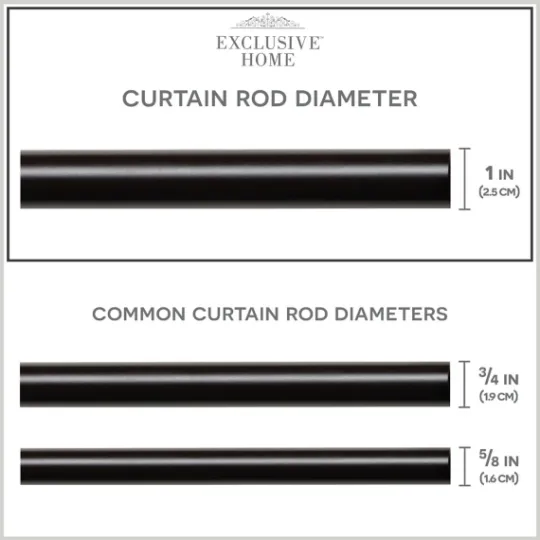 Kirkland's Home Matte Bronze Hyde Wrap Around Curtain Rod, 120 In.- Curtain Rods & Hardware