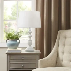 Kirkland's Home Matte Candlestick Martha Stewart Table Lamp- Table Lamps