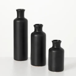 Kirkland's Home Matte Ceramic Vases, Set Of 3- Vases