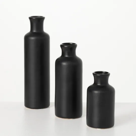 Kirkland's Home Matte Ceramic Vases, Set Of 3- Vases