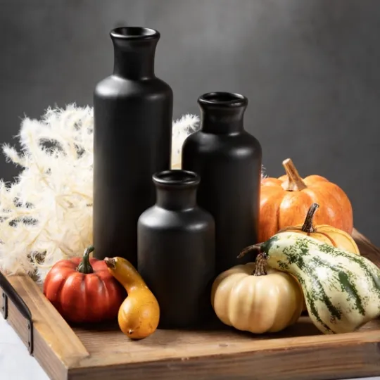 Kirkland's Home Matte Ceramic Vases, Set Of 3- Vases