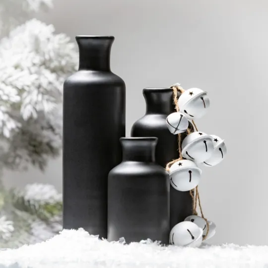 Kirkland's Home Matte Ceramic Vases, Set Of 3- Vases