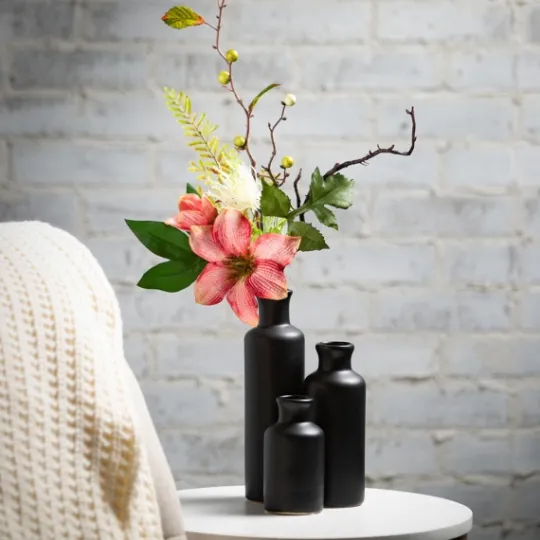 Kirkland's Home Matte Ceramic Vases, Set Of 3- Vases