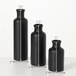 Kirkland's Home Matte Ceramic Vases, Set Of 3- Vases