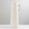 Kirkland's Home Matte Egg Shell Pitcher Vase- Vases