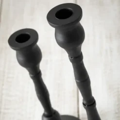 Kirkland's Home Matte Iron Taper Candle Holders, Set Of 2- Candle Holders
