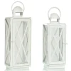 Kirkland's Home Matte Lattice Lanterns, Set Of 2- Lanterns