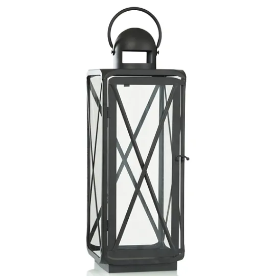 Kirkland's Home Matte Lattice Lanterns, Set Of 2- Lanterns