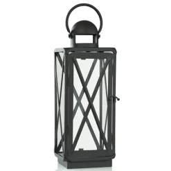 Kirkland's Home Matte Lattice Lanterns, Set Of 2- Lanterns