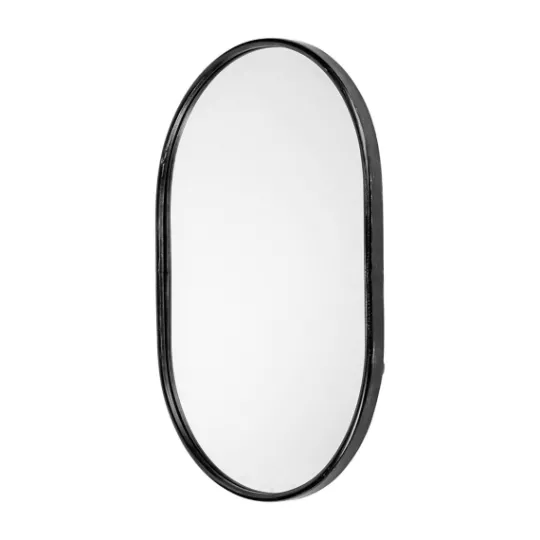 Kirkland's Home Matte Metal Frame Oval Wall Mirror- Decorative Mirrors