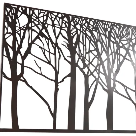 Kirkland's Home Matte Metal Tree Frame Wall Plaque- Wall Plaques
