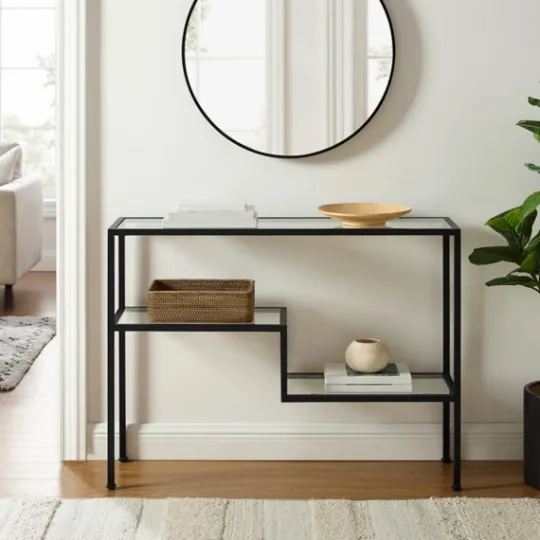 Kirkland's Home Matte Multi Level Console Table- Console Tables