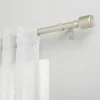 Kirkland's Home Matte Nickel Rhys Cylinder Curtain Rod, 72 In.- Curtain Rods & Hardware