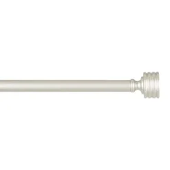 Kirkland's Home Matte Nickel Stacked Cylinder Curtain Rod, 120 In.- Curtain Rods & Hardware