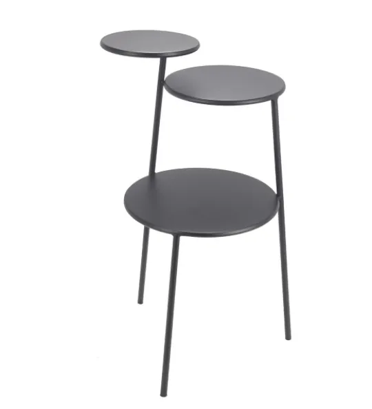 Kirkland's Home Matte Overlapping 3-Tier Side Table- Accent & End Tables