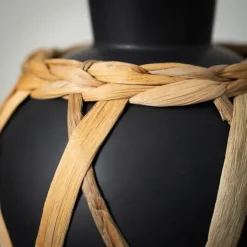 Kirkland's Home Matte Rattan Wrapped Vase- Vases