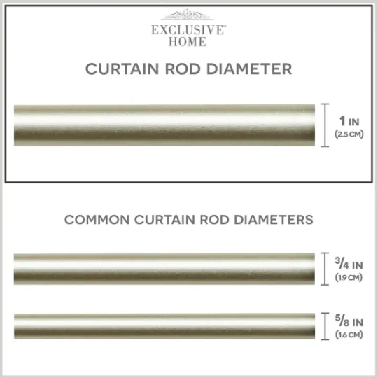 Kirkland's Home Matte Silver Hyde Wrap Around Curtain Rod, 120 In.- Curtain Rods & Hardware
