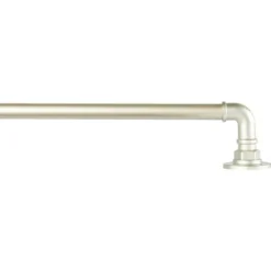 Kirkland's Home Matte Silver Hyde Wrap Around Curtain Rod, 72 In.- Curtain Rods & Hardware