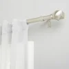 Kirkland's Home Matte Silver Modern Twist Curtain Rod, 72 In.- Curtain Rods & Hardware
