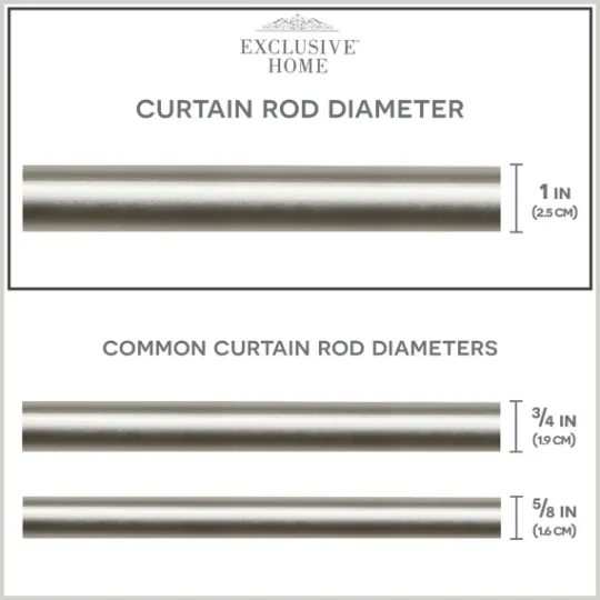 Kirkland's Home Matte Silver Modern Twist Curtain Rod, 120 In.- Curtain Rods & Hardware