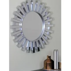 Kirkland's Home Matte Sunburst Wall Mirror- Decorative Mirrors