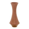 Kirkland's Home Matte Terracotta Fluted Ceramic Vase, 20 In.- Vases
