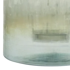 Kirkland's Home Matte Turquoise Glass Candle Holder- Candle Holders