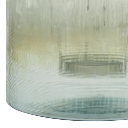 Kirkland's Home Matte Turquoise Glass Candle Holder- Candle Holders