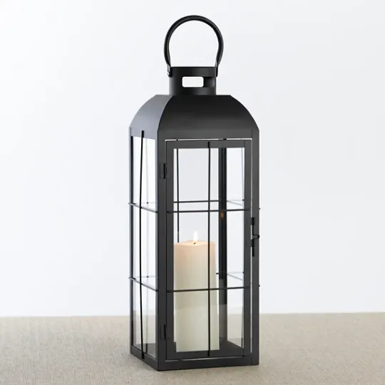 Kirkland's Home Matte Window Pane Lantern, 24 In.- Lanterns
