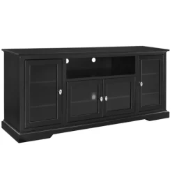 Kirkland's Home Matte Wood Highboy Tv Stand- Tv Stands & Media Consoles